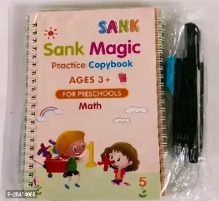 Writing Practice Copybook | Alphabet, Drawing, Math And Number Tracing Book For Kids