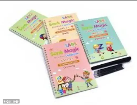 Writing Practice Copybook | Alphabet, Drawing, Math And Number Tracing Book For Kids