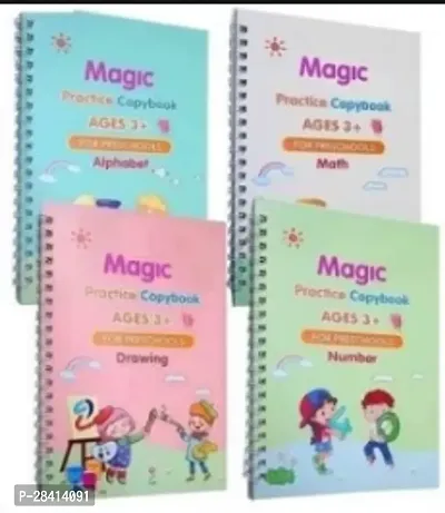 Writing Practice Copybook | Alphabet, Drawing, Math And Number Tracing Book For Kids