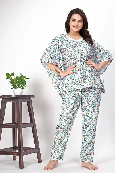 Printed Night Suit For Women