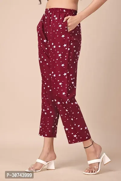 Stylish Polyester Printed Trousers For Women-thumb4