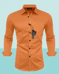 Trendy Cotton Solid Shirts for Men-thumb4