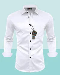 Trendy Cotton Solid Shirts for Men-thumb2