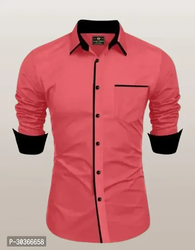 Trendy Cotton Solid Shirts for Men-thumb0