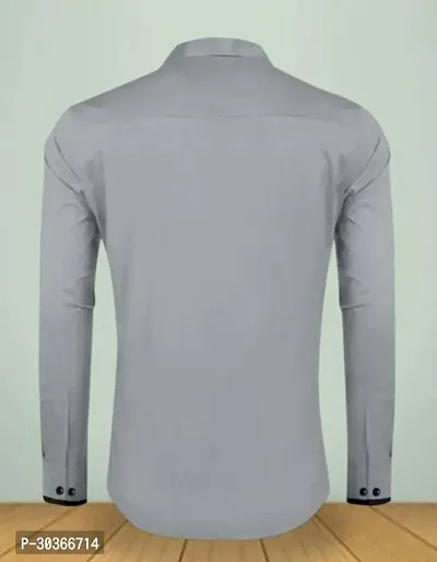 Trendy Cotton Solid Shirts for Men-thumb3