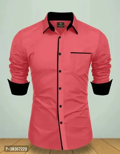 Trendy Cotton Solid Shirts for Men-thumb0