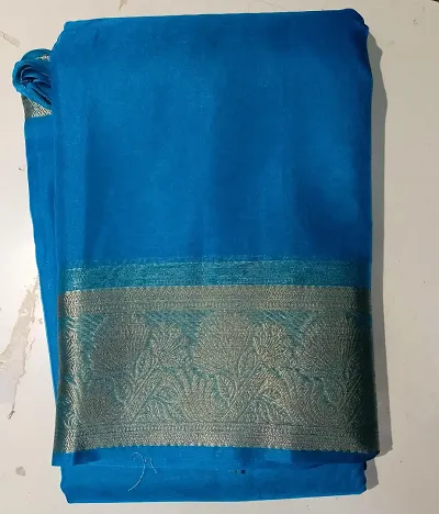 Stylish Organza Saree With Blouse Piece