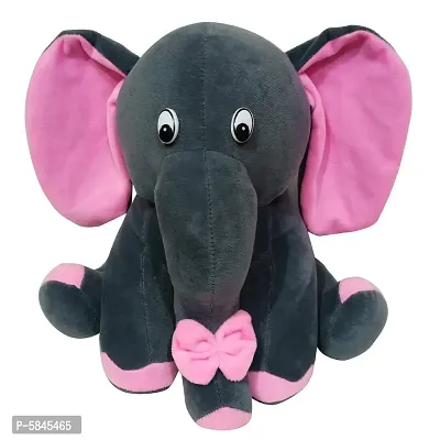 Grey Baby Elephant Soft Toy Super Soft And Cozy-thumb0