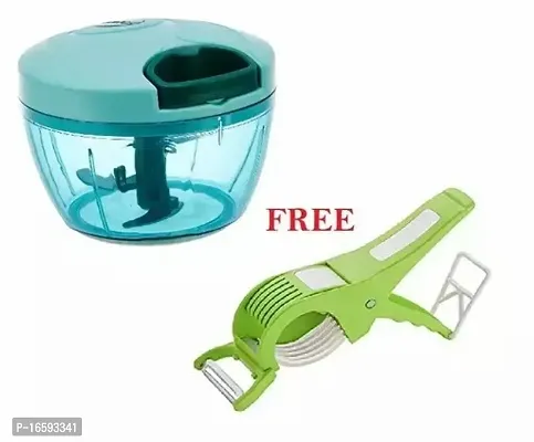 Classic Quick Vegetable Chopper With Free 3 In 1 Vegetable Cutter For Fruit And Vegetable