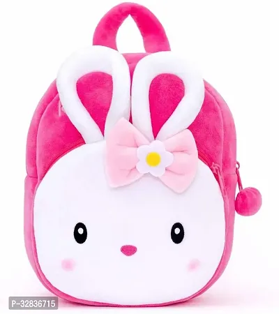 Congi Rabbit Velvet Soft Plus Kidds School Bag-thumb0