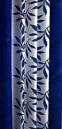 Sai Arpan? Eyelet Polyester Curtains for Door Pack of 1 (Blue, 5)-thumb1