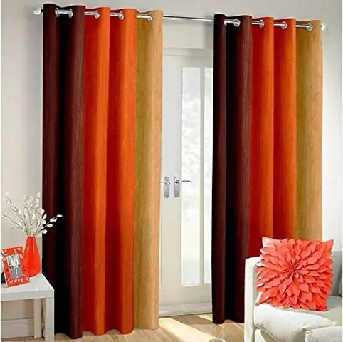 Dhamaka Deals On Set Of 2 Long Crush Door Curtains