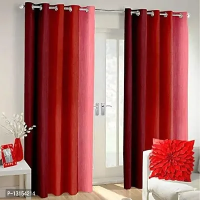 Long Crush Multi Colored Door Curtain Pack of 1 Size -7 Feet-thumb0