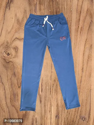 Trendy Lycra Track Pant Sea Blue-thumb0