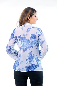 Classic Georgette Printed Shirt for Womens-thumb3