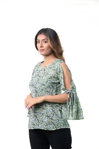 Classic Viscose Printed Tops for Womens-thumb2