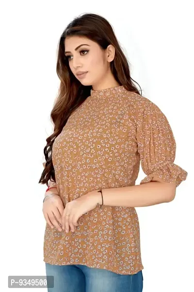 Classic Georgette Printed Tops for Womens-thumb2