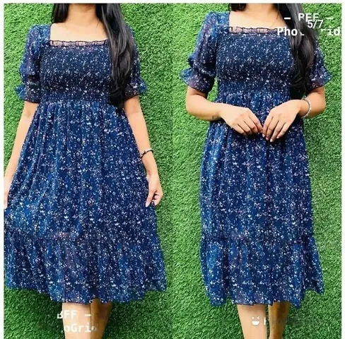 Printed Midi Dresses Under 399