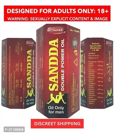 Dr Chopra Sandda Oil For Men It helps to increase Sexual time  Pack of 2