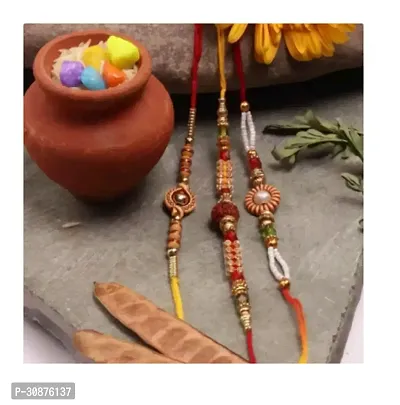 Chawal Roli Pack Rakhi Set Roli 3Rakhi Chawal