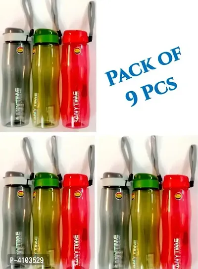 Trendy Stylish Water Bottles Anytime 750 ml (Pack Of 9)