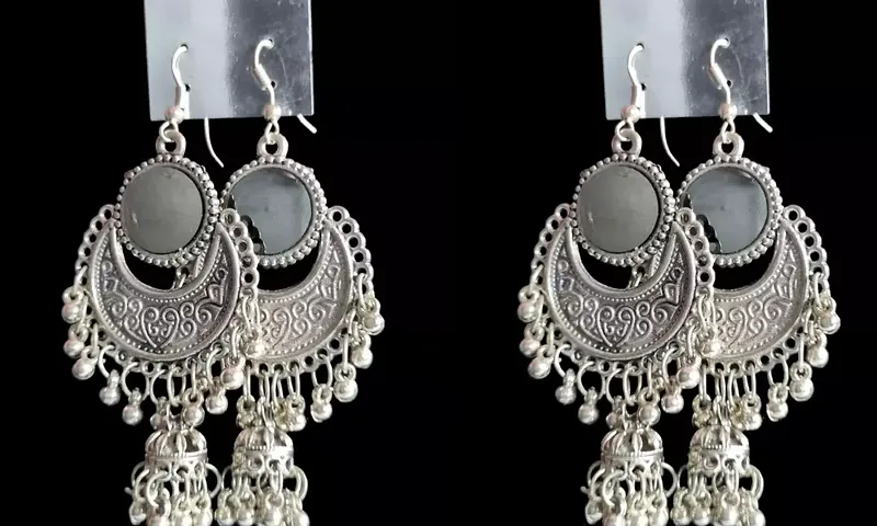 Earring Long Earrings Jhumka Earrings In Colour In Metal For Girls And Women