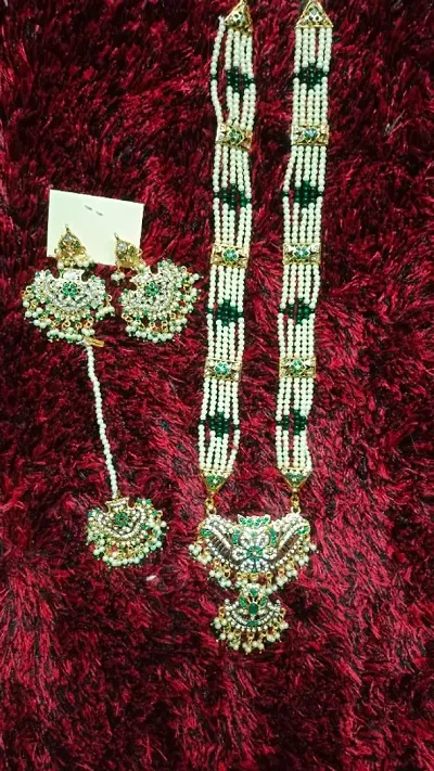 Bridal long jewellery set