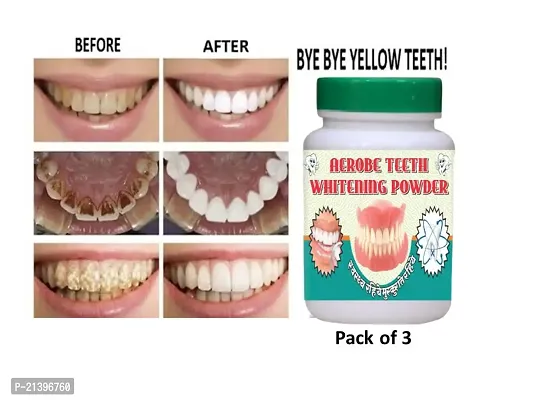 Natural Teeth Whitening Powder Pack Of 3-thumb0