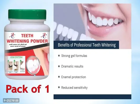 AC Teeth Whitening Powder 100% Natural Teeth Whitening