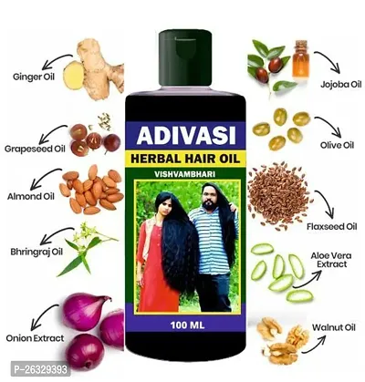 Natural Hair Growth Adivasi hair Oil Pack of 1