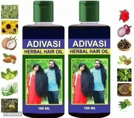 Adivasi Herbal Natural hair Oil Pack of 2