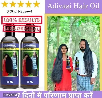 Adivasi Herbal Natural hair Oil Pack of 2