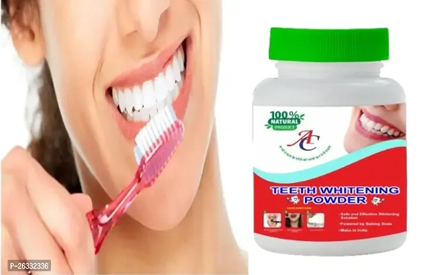 Activated Teeth Whitening Powder and Fancy Teeth Whitening foam No Side effect Best Results  (Pack of 1))