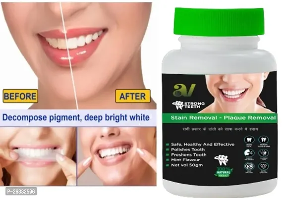 Activated Teeth Whitening Powder and Fancy Teeth Whitening foam No Side effect Best Results  (Pack of 1))