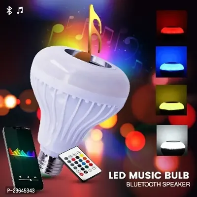 Premium Quality Base Led Multicolor Rgb Music Bulb,Wireless Bluetooth Bulb With Speaker And Remote Control-thumb0