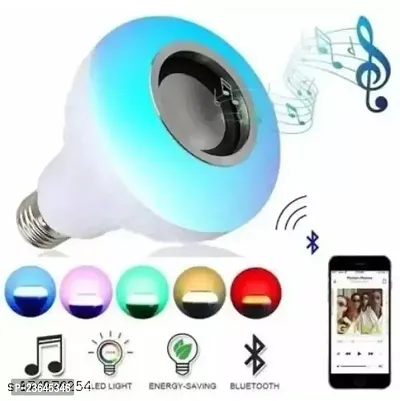 Premium Quality Led Music Smart Bulb 12W Multicolor Music Disco Type Self Changing Color Lamp Flashlight Music Light Balb Pack Of 1-thumb0