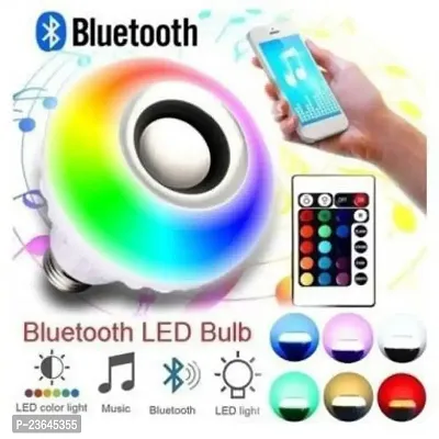 Premium Quality 12 W Led Wireless Light Bulb With Speaker - Bluetooth Enabled - Rgb Music Light - Colour Changing Remote Control Access