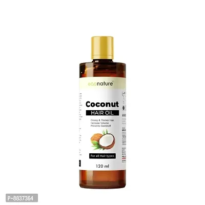 Econature Hair Oil 120ml Weightless And Revitalizing Hair Treatment Oil Nourishes And Promotes Shine , Paraben Free-thumb0