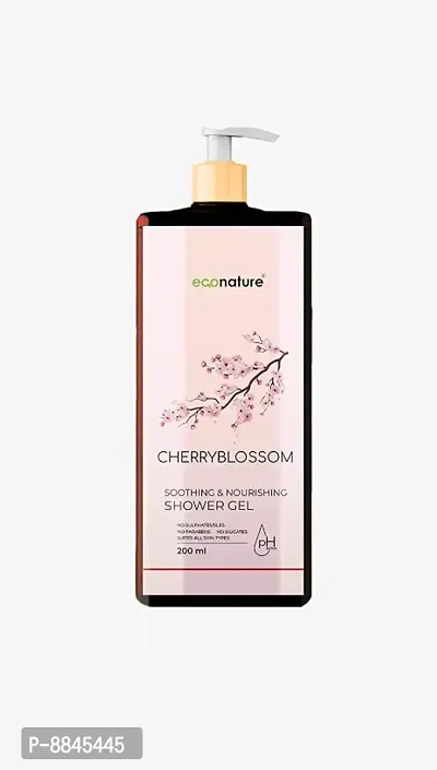 ECONATURE Cherry Blossom Body Wash | Shower gel For Women | Bath  Shower gel | Body Skin Care Products 200ml-thumb0