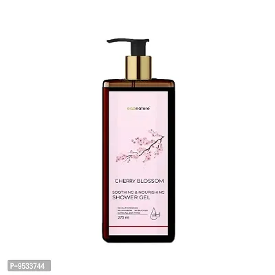 ECONATURE Body Wash Shower gel | Cherry Blossom Liquid Soap For Body Wash | Body Wash Shower gel For Moisturizing Skin 275ml-thumb0