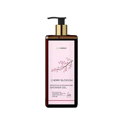 ECONATURE Body Wash Shower gel | Cherry Blossom Liquid Soap For Body Wash | Body Wash Shower gel For Moisturizing Skin 275ml