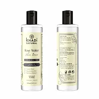 Khadi Natural Rose Water Skin Toner 210 ML - Natural Hydration and Radiance for Your Skin-thumb1