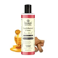 Khadi Natural Sandalwood Honey Face Wash 210ML - Nourishing and Soothing Facial Cleanser-thumb4