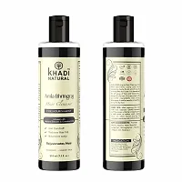 Khadi Natural Amla  Bhringraj Shampoo/Cleanser for Controlling Dandruff  Hair fall | Shampoo for Reducing Scalp Irritation | Paraben  Sulphate-Free | Suitable for All Hair Types, 210ml-thumb3