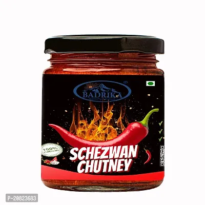 Badrika Schezwan Chutney | No Preservatives | No Added Flavors 200g-thumb0