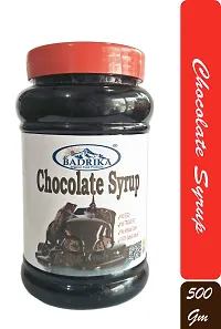 Badrika Chocolate Syrup | Perfect for Ice Cream, Desserts, Beverages Or Milkshakes Chocolate 1kg-thumb1