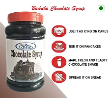 Badrika Chocolate Syrup | Perfect for Ice Cream, Desserts, Beverages Or Milkshakes Chocolate 1kg-thumb4