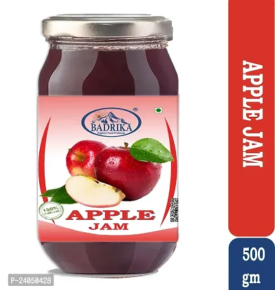 Badrika Pure Natural Pahari Apple Jam 500g-thumb0