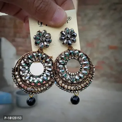 Alloy Dangle Beautiful Multi Color Kundan Earrings For Girls/Women (KDE474)  at Rs 246/pair in Jaipur