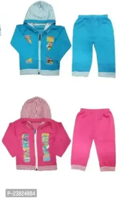 Stylish  Comfort Top and Bottom Set for Girl Multicoloured Color Pack of 2-thumb0